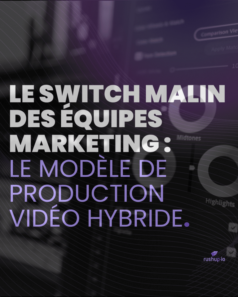 Le switch malin des équipes marketing Le modèle de production vidéo hybride