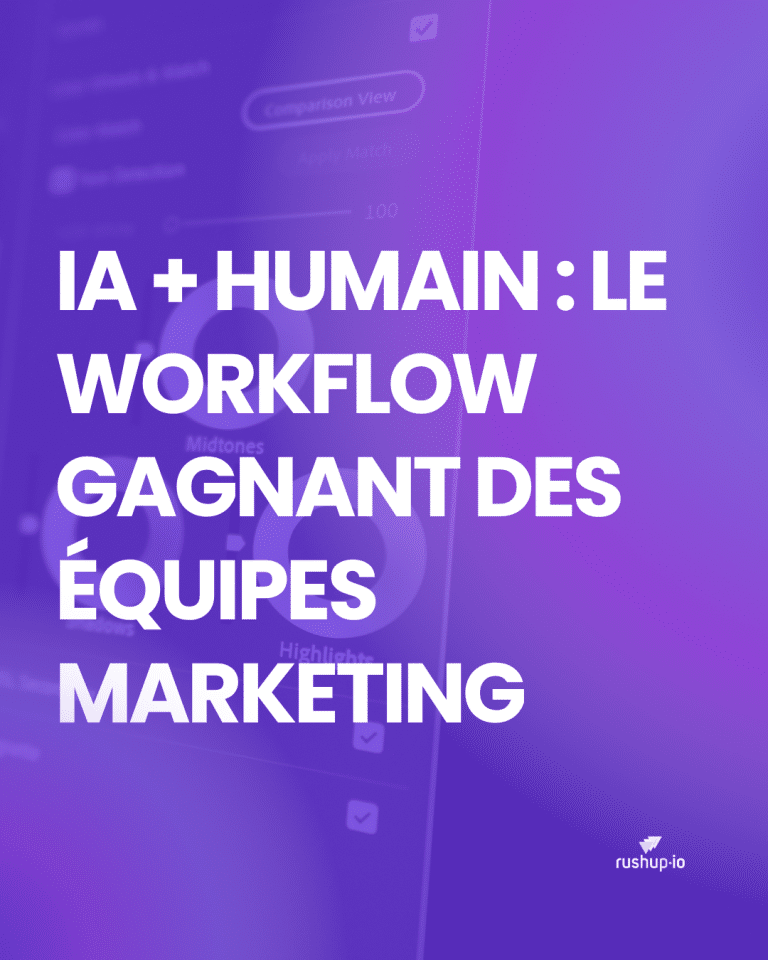 IA + humain le nouveau workflow des équipes marketing